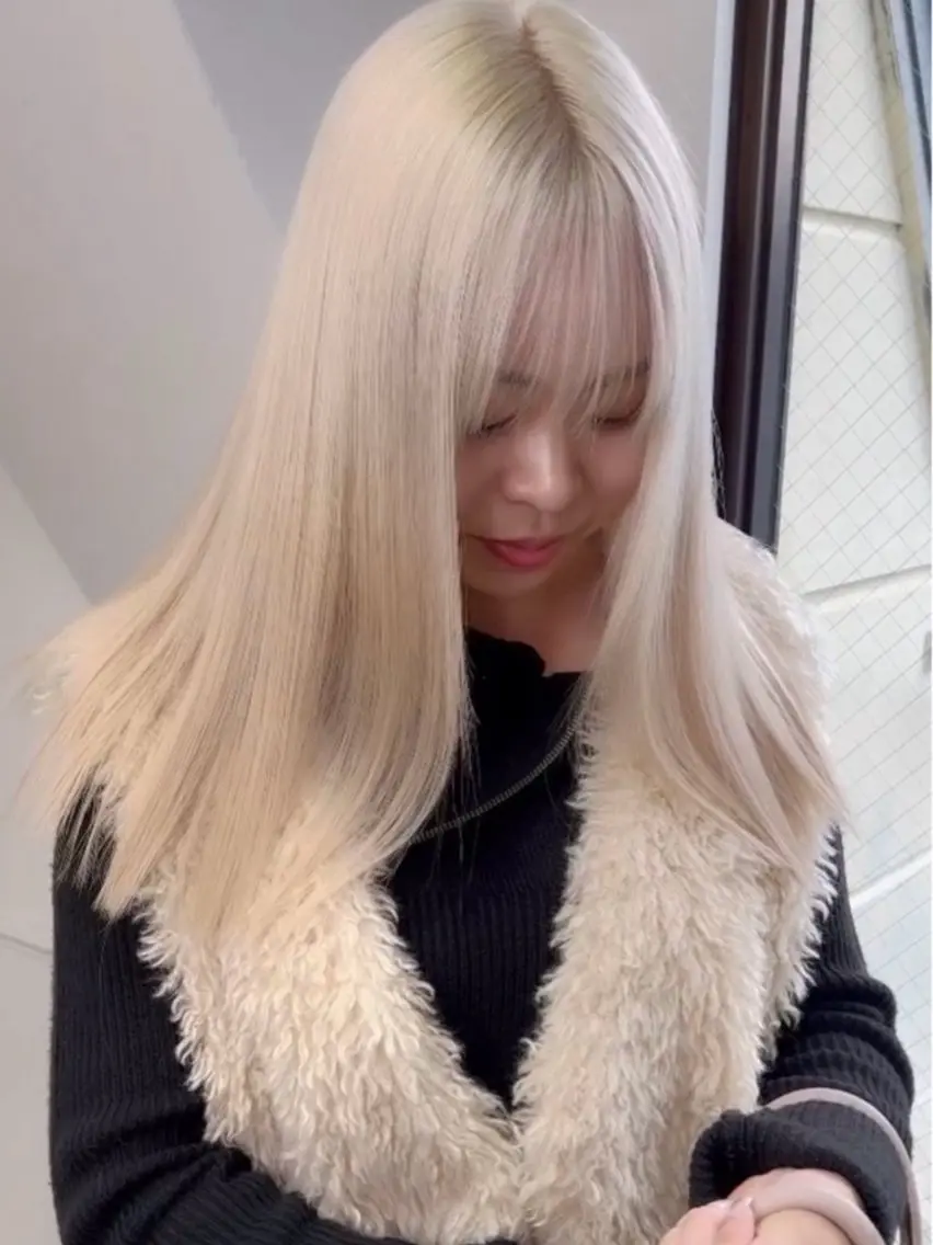 ミディアム ⭐️心斎橋カラーモデ ル⭐️SOUのヘアスタイル
