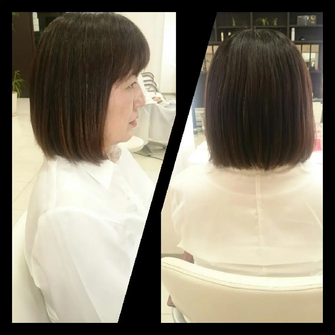 ミディアム キンジョウ エナミのヘアスタイル