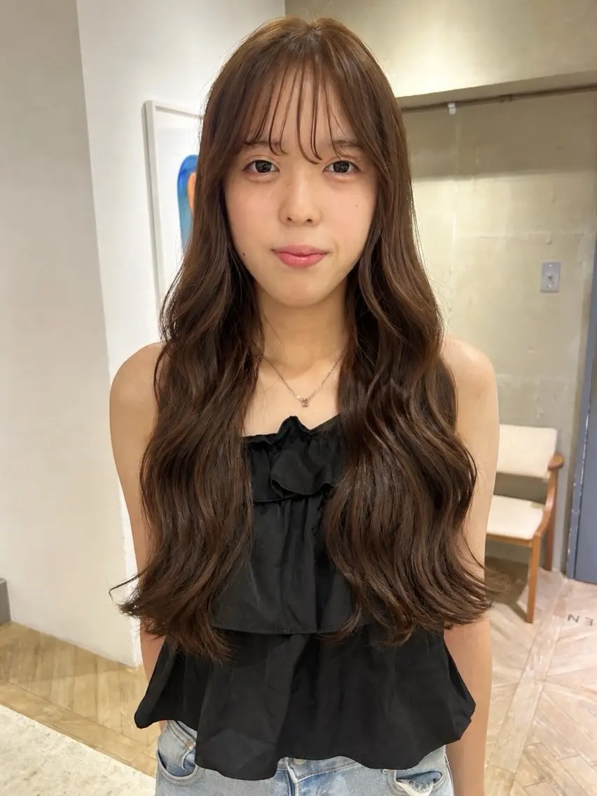 ロング カラー トリートメント ヘアカラー 透明感似合わせカラー 🍀あかり🍀のヘアスタイル