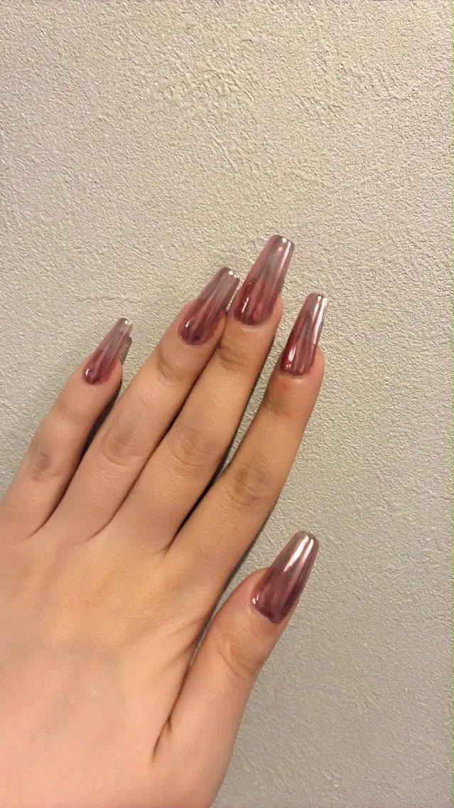 ミラーネイルの写真