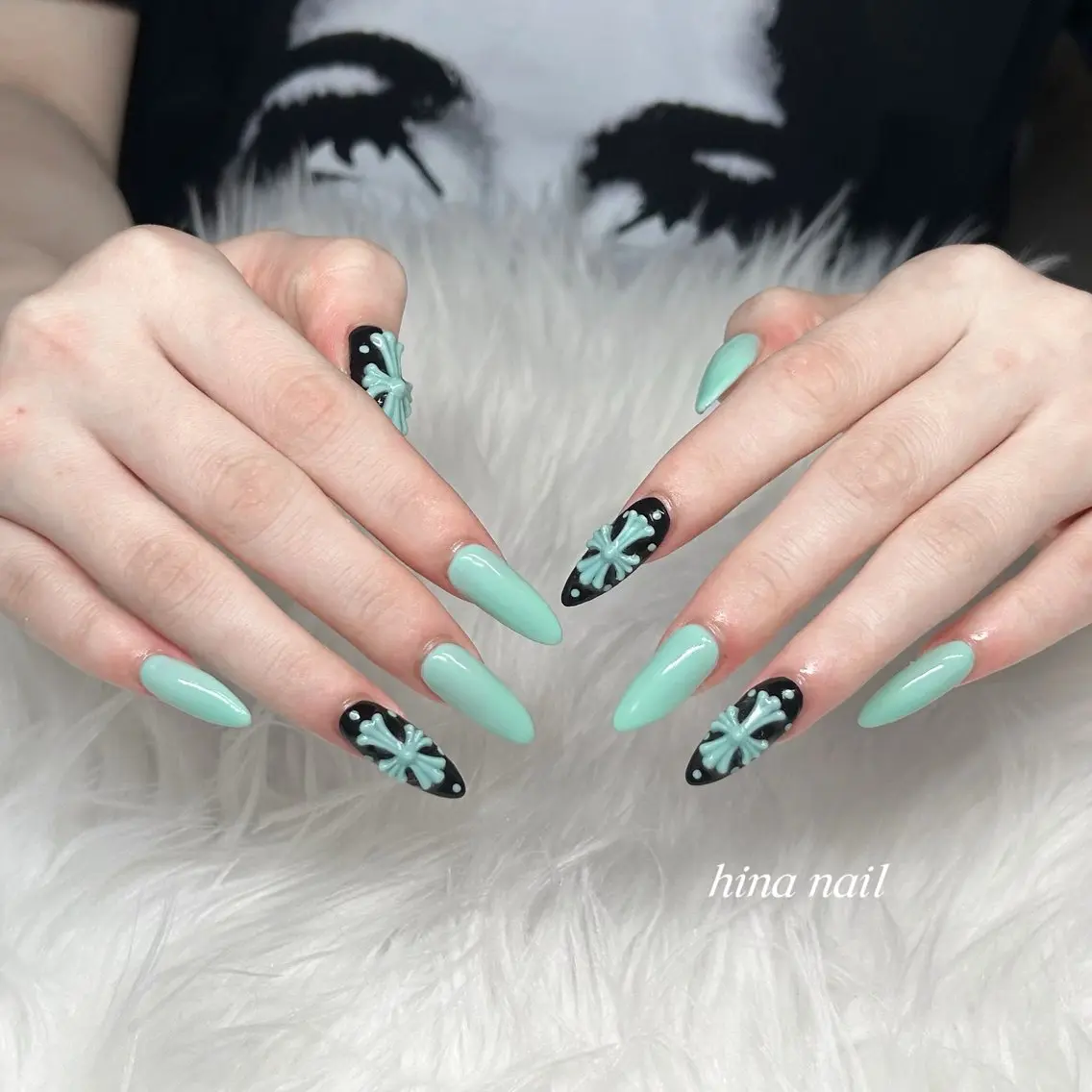 ネイル 長さ出し ハンドネイル Hina nail 木場のネイルデザイン
