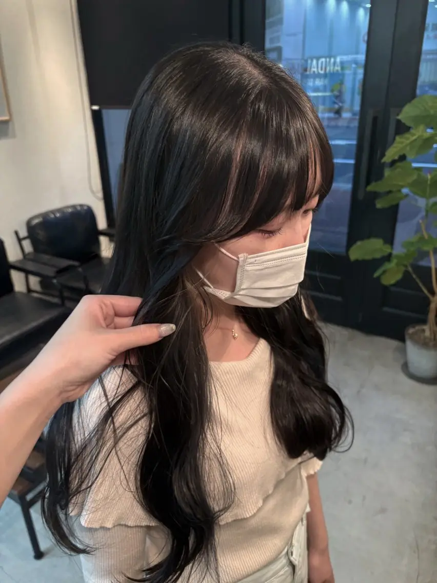 ロング カット みやもと こゆきのヘアスタイル