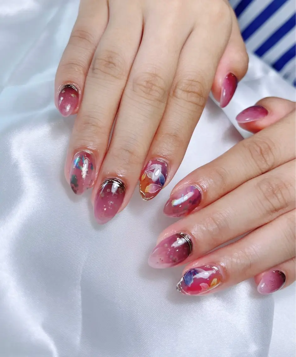 ネイル アートネイル ジェルネイル 持ち込み ニュアンスネイル パラジェル SHIERI nailのその他イメージ
