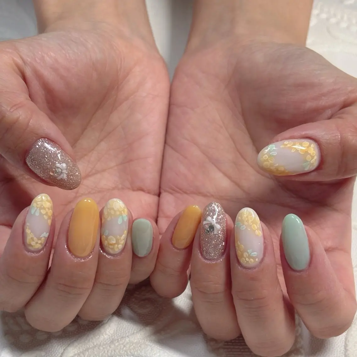 【ハンド】🌼定額デザインコース　✨お色変更無料✨の写真