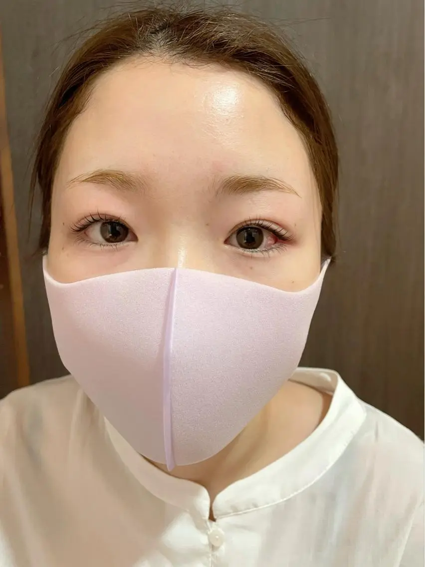 まつげパーマ/上下/アイシャンプー/トリートメント&1週間の技術保証付きの写真