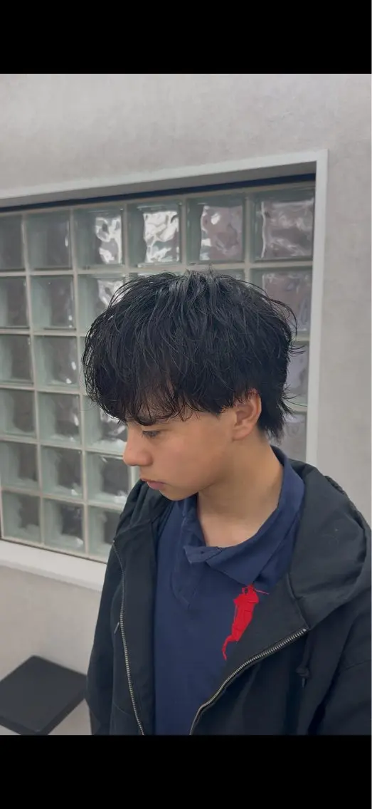 ショート カット パーマ 齊藤 大地のヘアスタイル