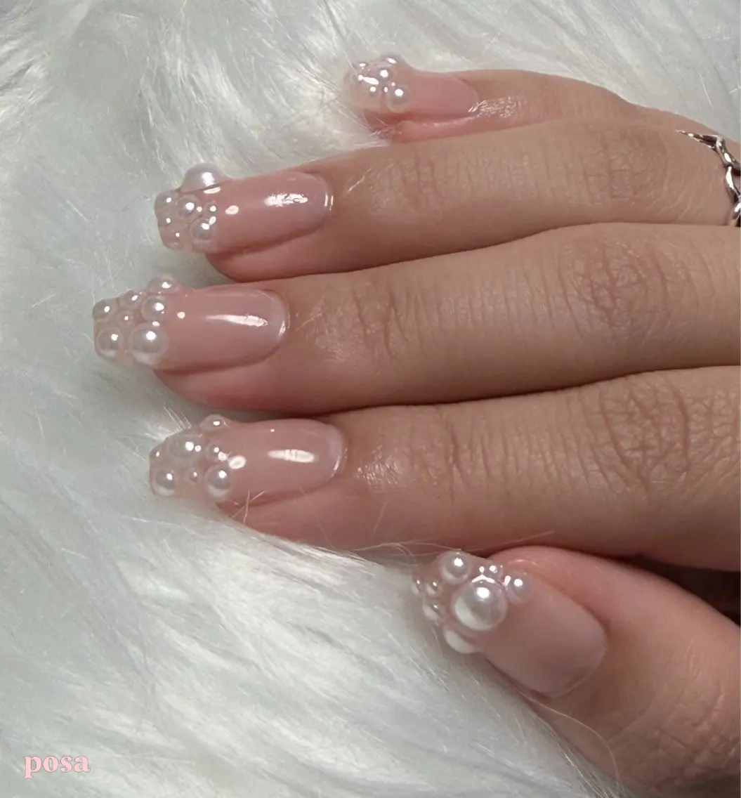 ネイル シンプルネイル ハンドネイル posa nail モエミのネイルデザイン