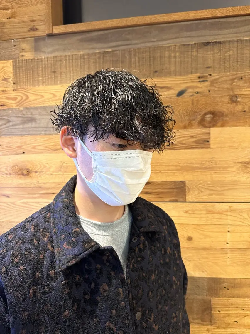 パーマ ツイストスパイラルパーマ スパイラルパーマ カット パーマ メンズ特化/ 安藤太一のヘアスタイル
