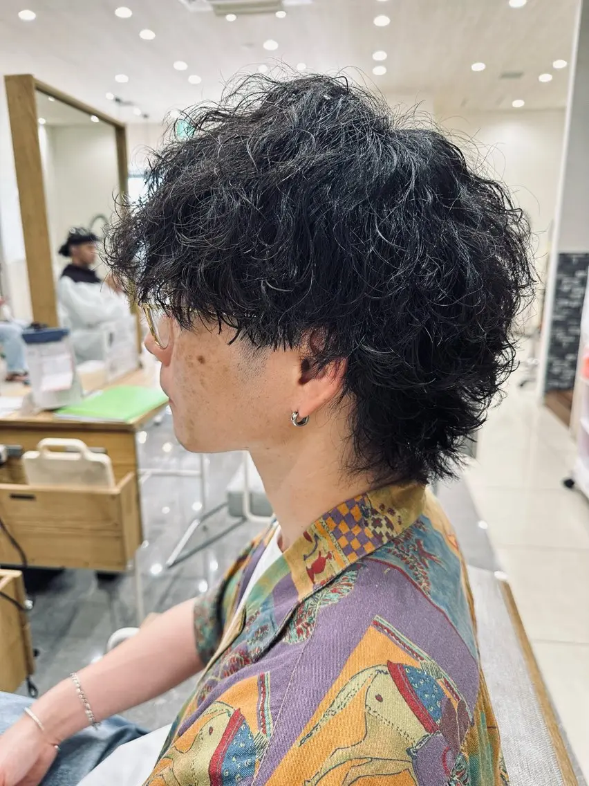 メンズカット×ツイストスパイラルパーマ💈の写真