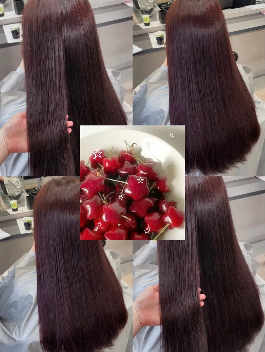 カラー レッドカラー ヘアカラー nana🎀/ 縮毛/ヘアカラー💖のヘアスタイル