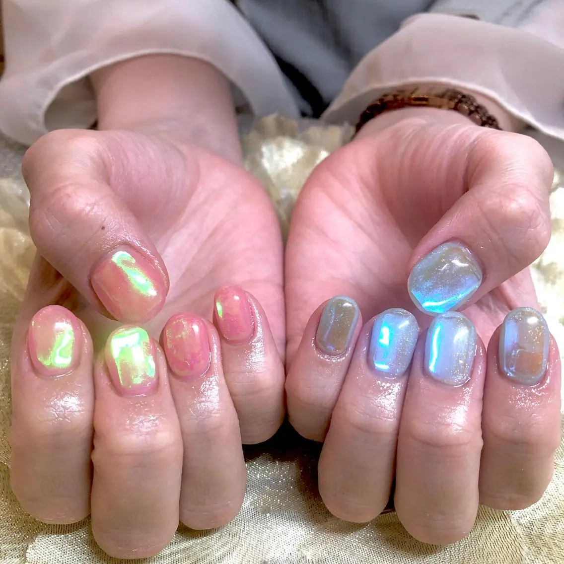 ネイル 氷ネイル・うるうるネイル J terrace Nailのネイルデザイン