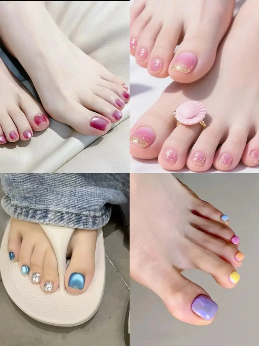 ネイル 長さ出し フラッシュネイル フットネイル フレンチネイル ガラスフレンチ フットネイル Ayumi Hello 嵐のネイルデザイン