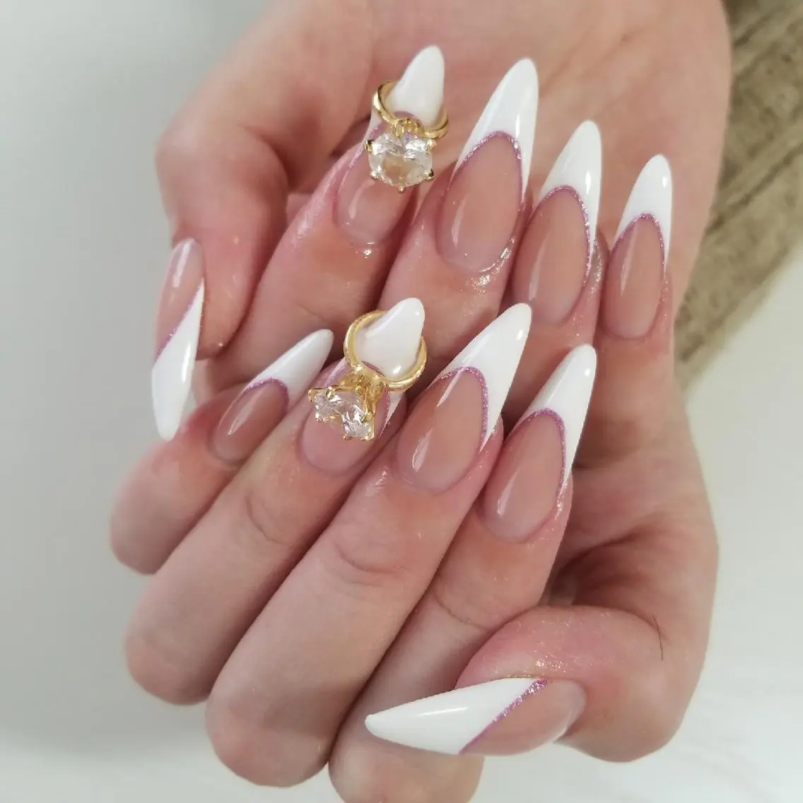 ネイル フレンチネイル ･:*+.✳︎˚✧₊ MAKI NAILのネイルデザイン
