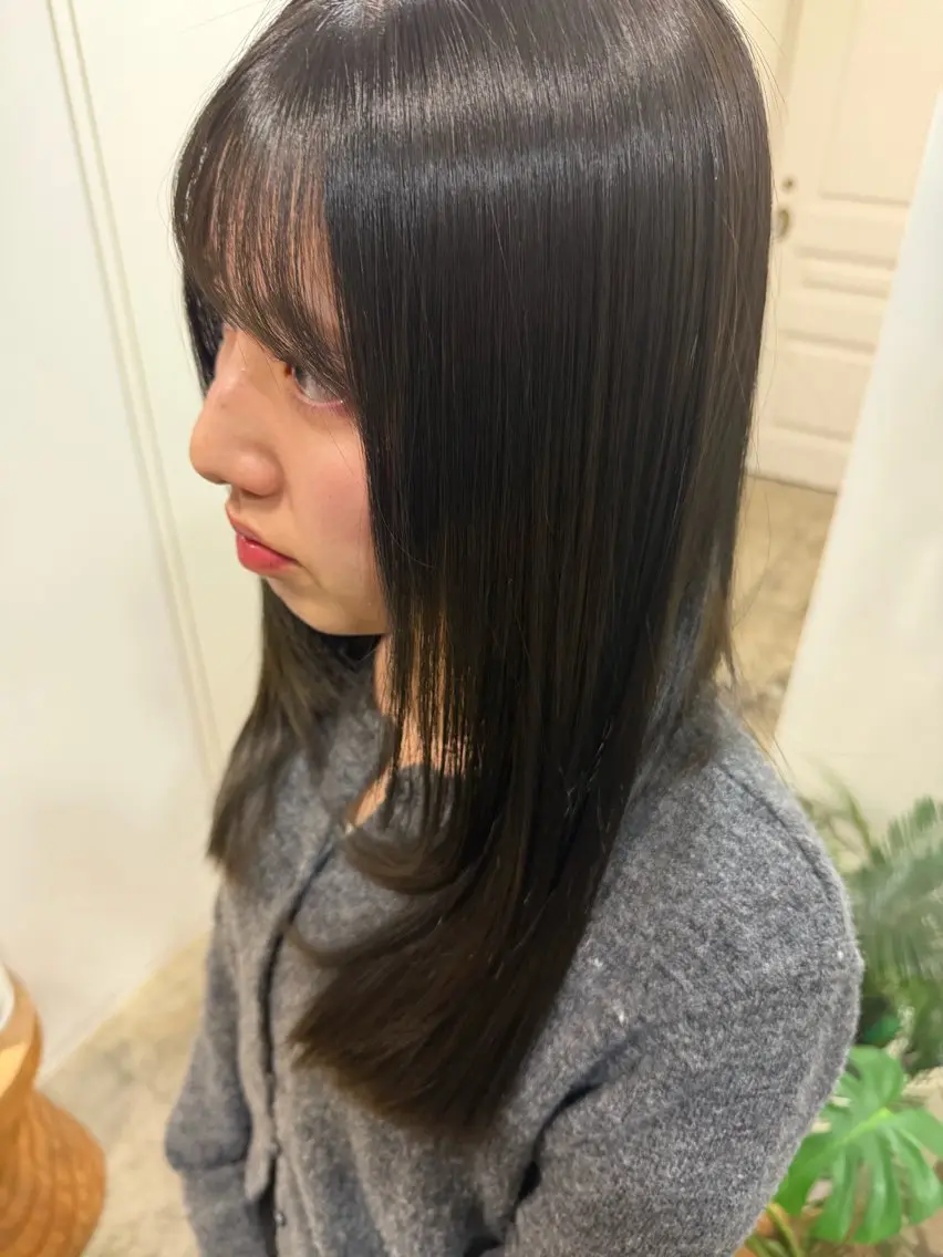 ロング 顔周りカット レイヤーカット カット/カラーモデル 募集/sayakaのヘアスタイル