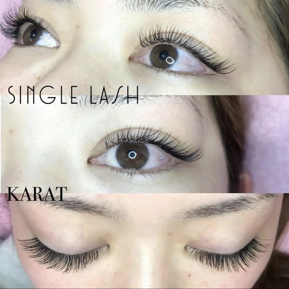 マツエク・マツパ ★マツエク&マツパ★ 伊勢崎【KARAT】のマツエク・マツパデザイン