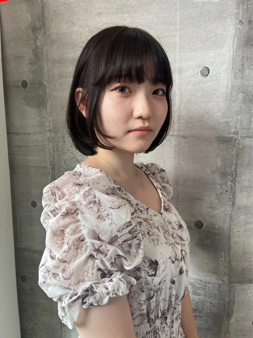 ショート ボブ 中里 恵梨のヘアスタイル