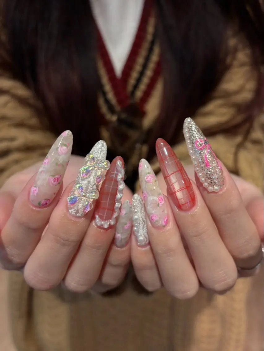 〈🙌🏻〉チップ長さだし🌷🌸デザイン持ち込みやり放題⟡꙳★（オフあり）パラジェル/今池/千種/池下の写真