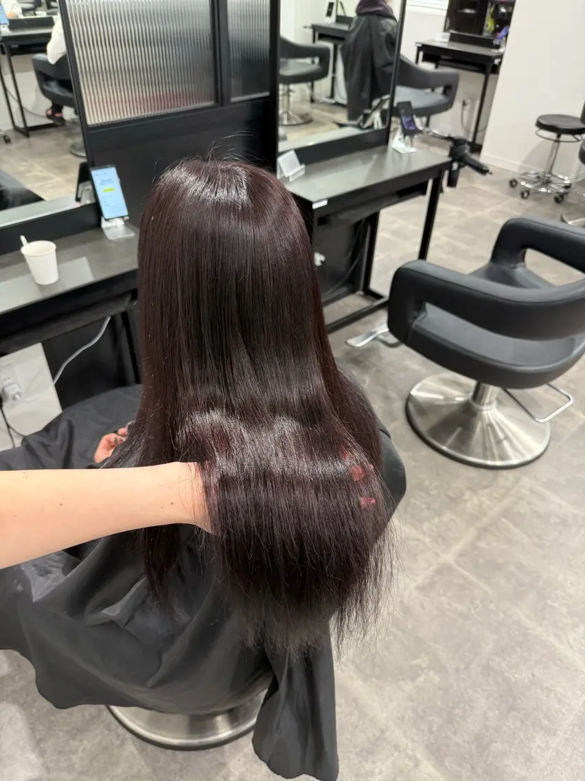 ロング カラー ヘアアレンジ ヘアカラー トリートメント ヘアセット 💗横浜美容室 💗HARUNAのヘアスタイル