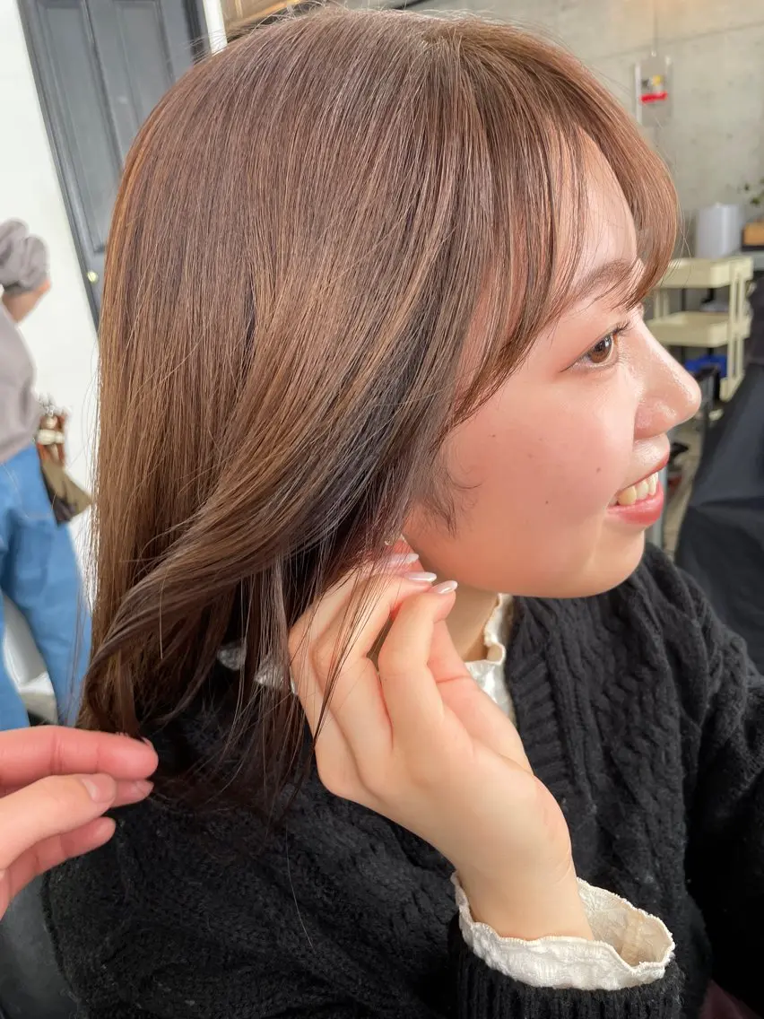 ロング カラー ヘアカラー HARUKA /ボブカットのヘアスタイル