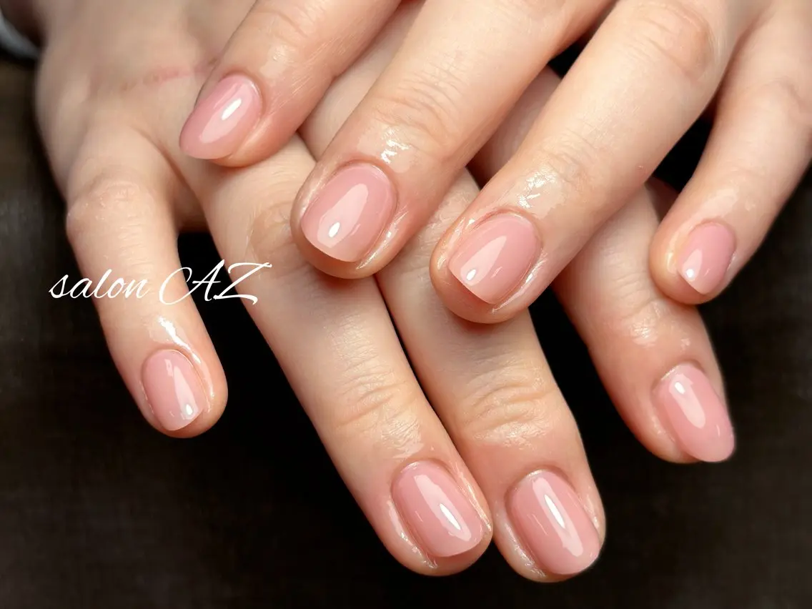 ネイル アートネイル 長さ出し フットネイル フレンチネイル ジェルネイル salon AZのネイルデザイン