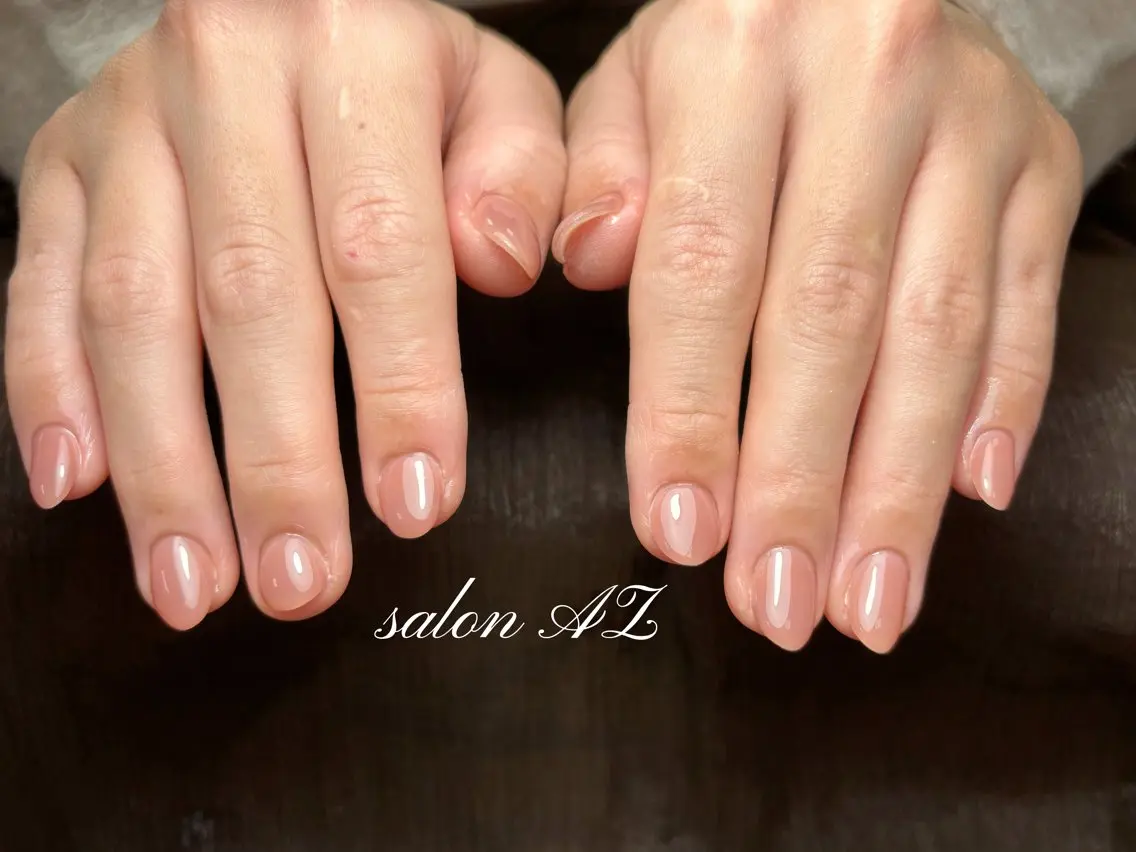 ネイル 長さ出し フットネイル フレンチネイル マグネットネイル ニュアンスネイル ハンドネイル salon AZのネイルデザイン