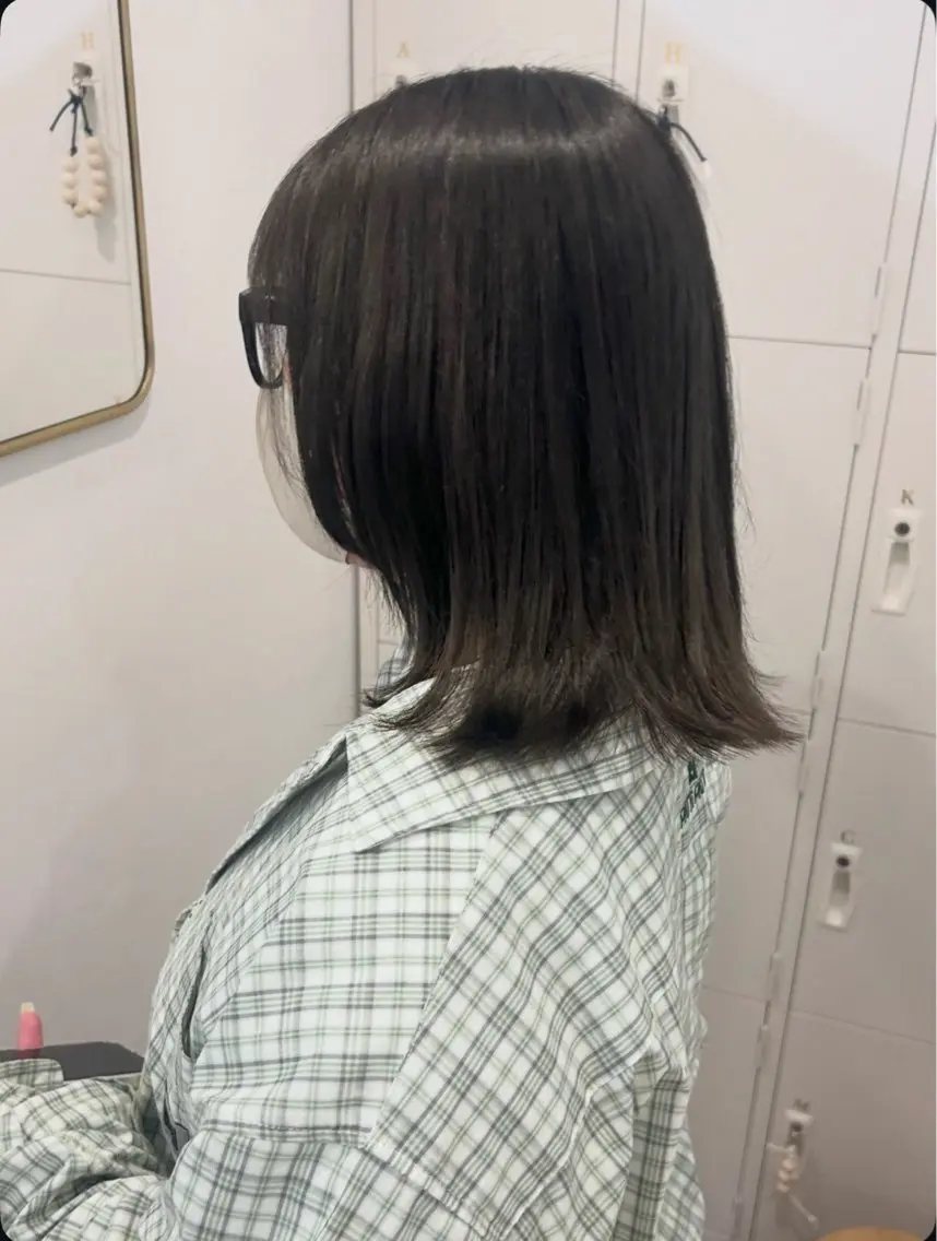 ショート カット ヘアカラー トリートメント ボブ/レイヤー ナカミネアキナのヘアスタイル