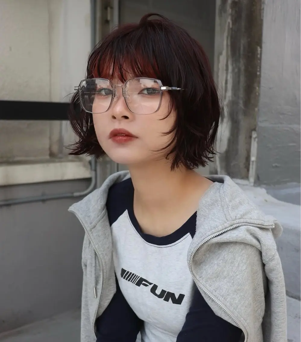 ショート カラー ヘアカラー トリートメント 髙野 遥のヘアスタイル