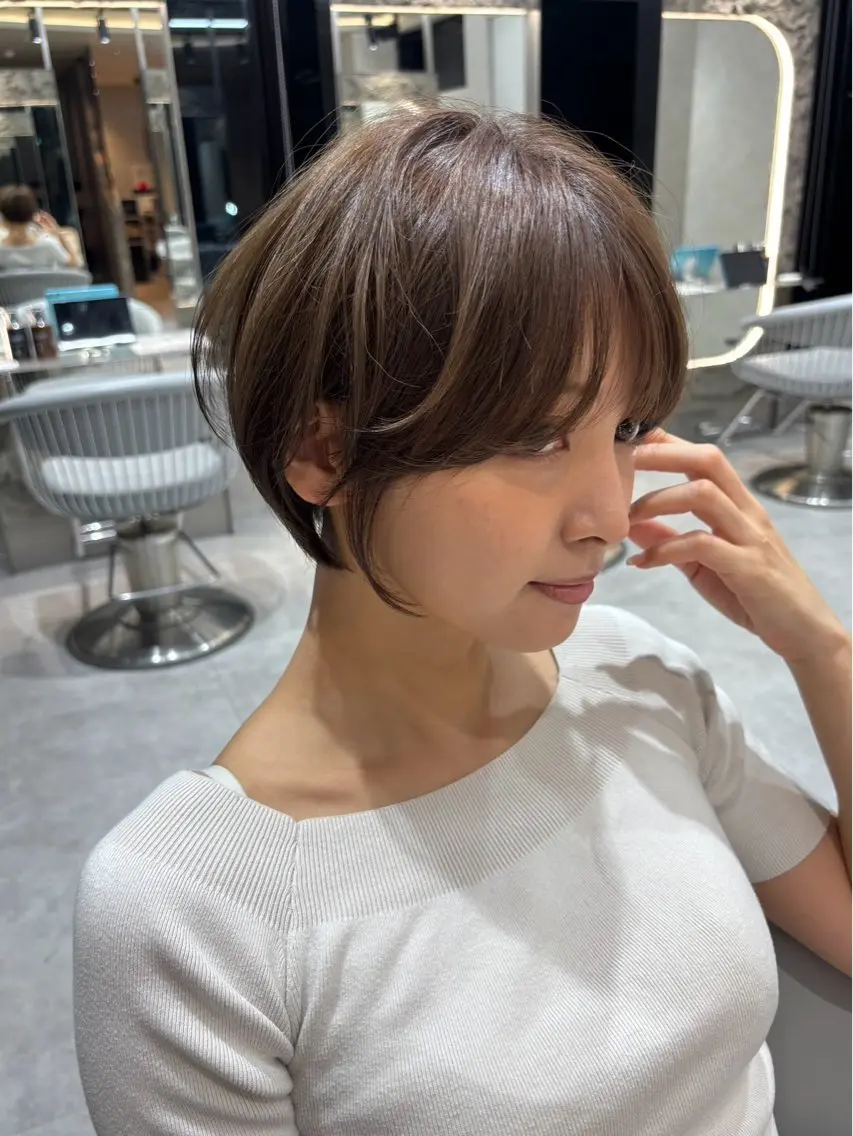 ショート 似合わせカット ショートヘア 小顔カット 佐渡優 365連勤する美容師のヘアスタイル