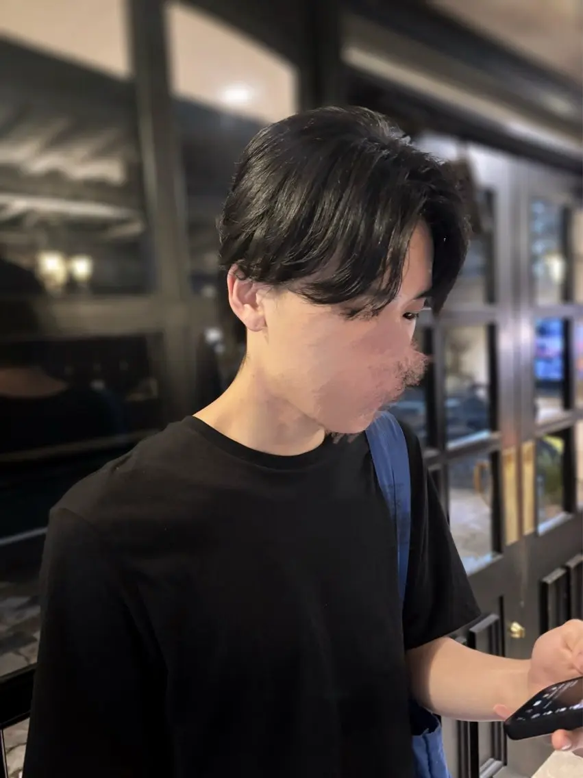 パーマ メンズ フェザーパーマ メンズパーマ ニュアンスパーマ パーマ Sena 🩵 cloe 三軒茶屋のヘアスタイル