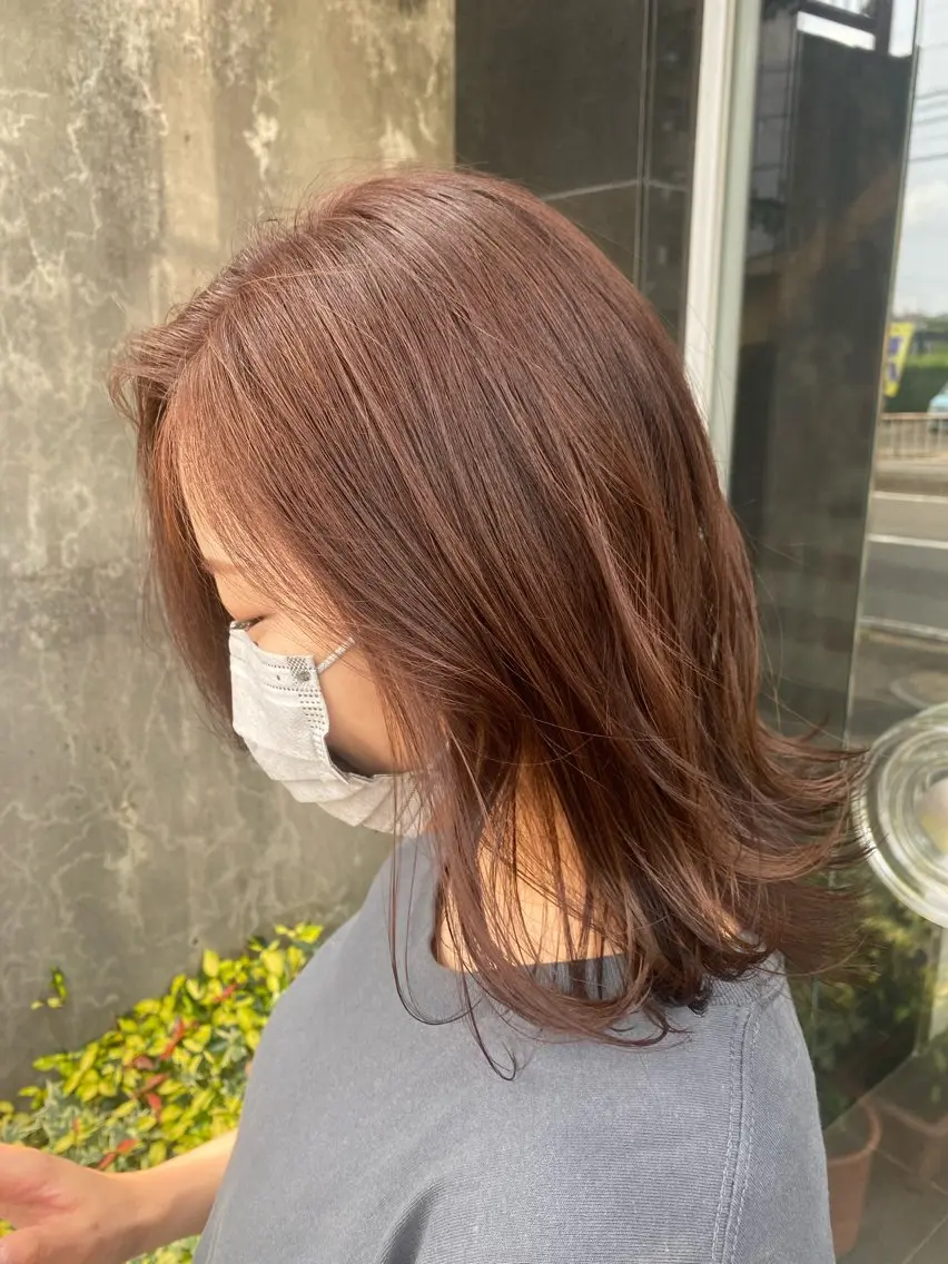 ミディアム カラー VALE高岳 HIKARUのヘアスタイル