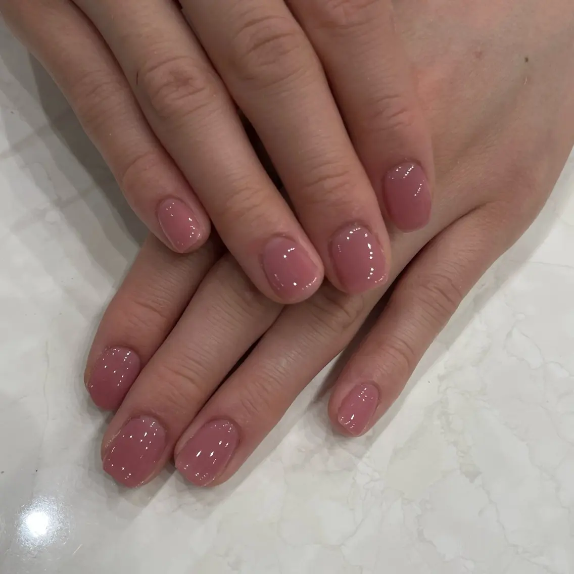 ネイル ワンカラーネイル C. Ayaのネイルデザイン