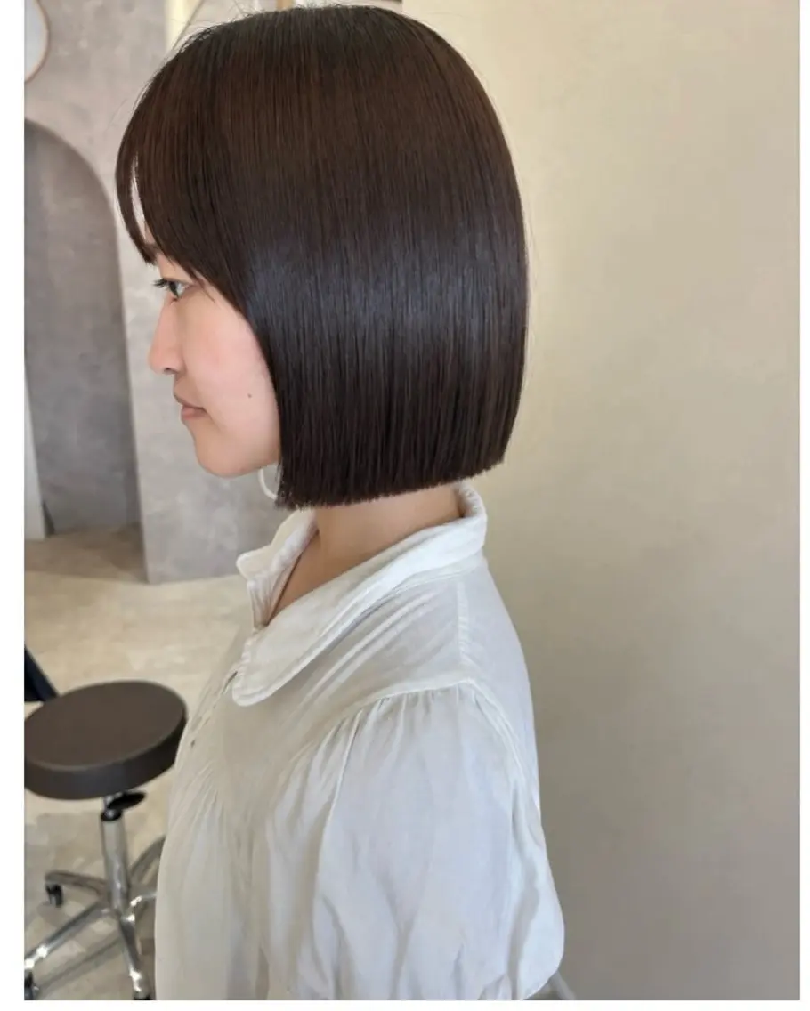 ショート カラー トリートメント カット ヘアカラー トリートメント ヘッドスパ 久木原 ゆりのヘアスタイル