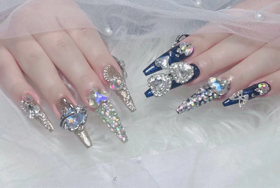 ネイル チークネイル 長さ出し フラッシュネイル フレンチネイル グラデーション ハンドネイル Lenie Nail Salonのネイルデザイン