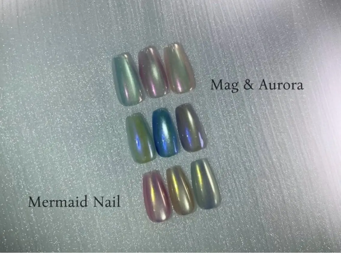 ネイル ハンドネイル Mermaid Nail saraのネイルデザイン