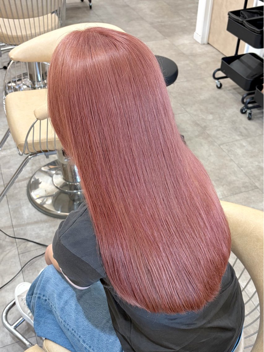 ロング カット ヘアカラー トリートメント 廣庭 勇人のヘアスタイル