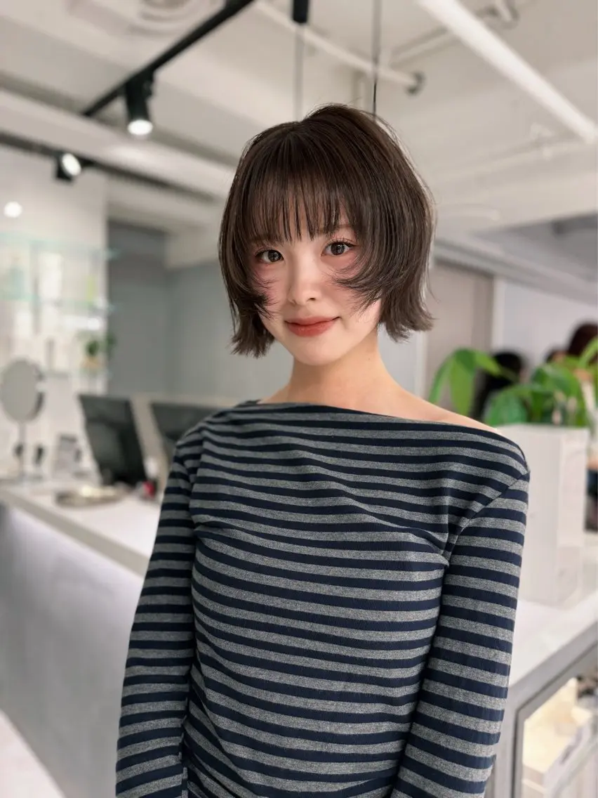カット ヘアカラー sena⌇ベージュ⌇ ブリーチなしWカラーのヘアスタイル