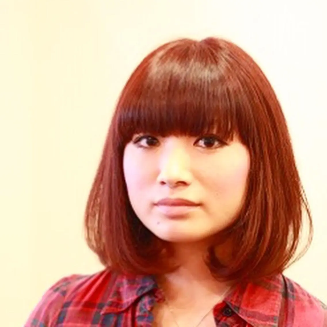 ミディアム カラー ボブ 坂本 直樹のヘアスタイル