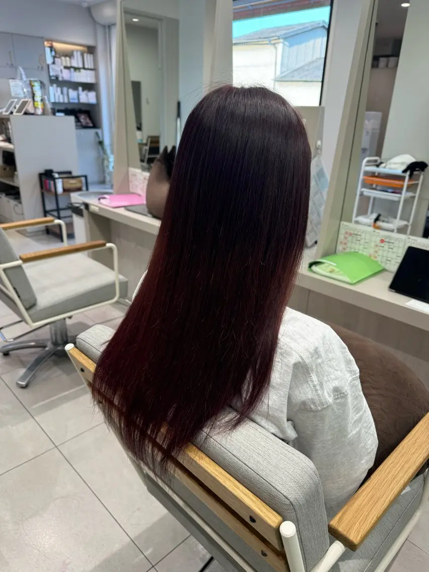 ロング カラー ヘアカラー CRECE💫永尾 胡桃のヘアスタイル