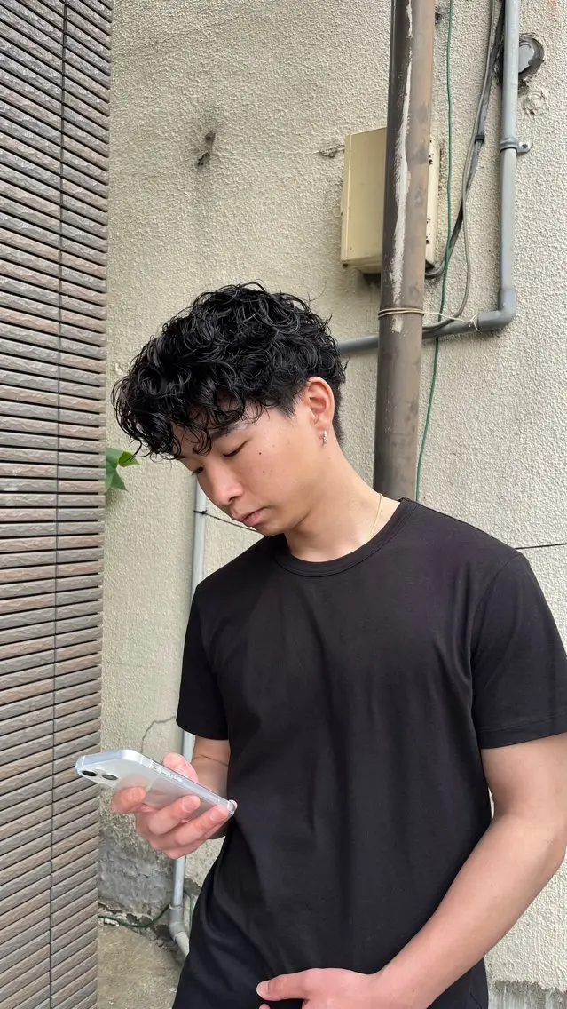 カラー メンズ ヘアカラー トリートメント 🫧透明感艶カラー 🥣Ousuke💫のヘアスタイル