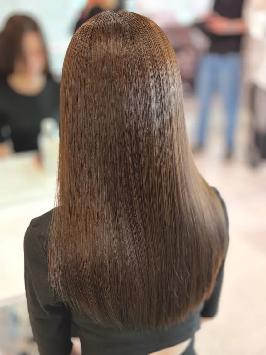 セミロング カラー ベージュカラー ブリーチ 透明感カラー ブリーチなしカラー オレンジ ヘアカラー トリートメント 🤍透明感カラー hayato🤍のヘアスタイル