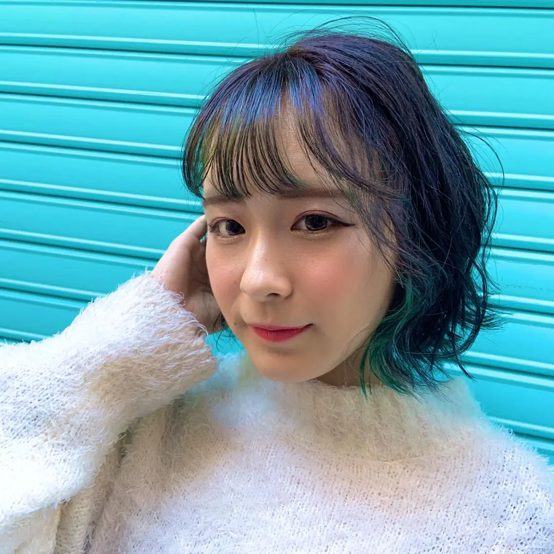 ショート カット ヘアカラー 韓国✖️網紅🖤 パーマYURIYAのヘアスタイル
