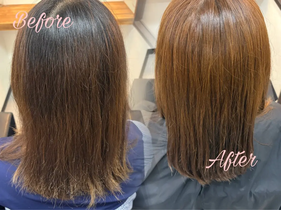 ミディアム ヘアカラー ⑅ॱ˖ℋ𝒾𝓃𝒶 𝜗𝜚. ݁₊のヘアスタイル