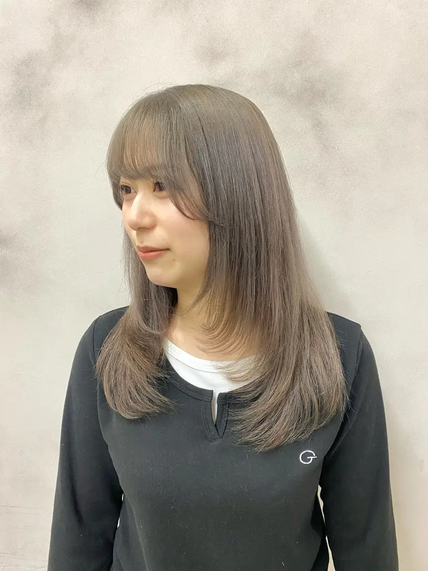カット+ダブルカラーの写真