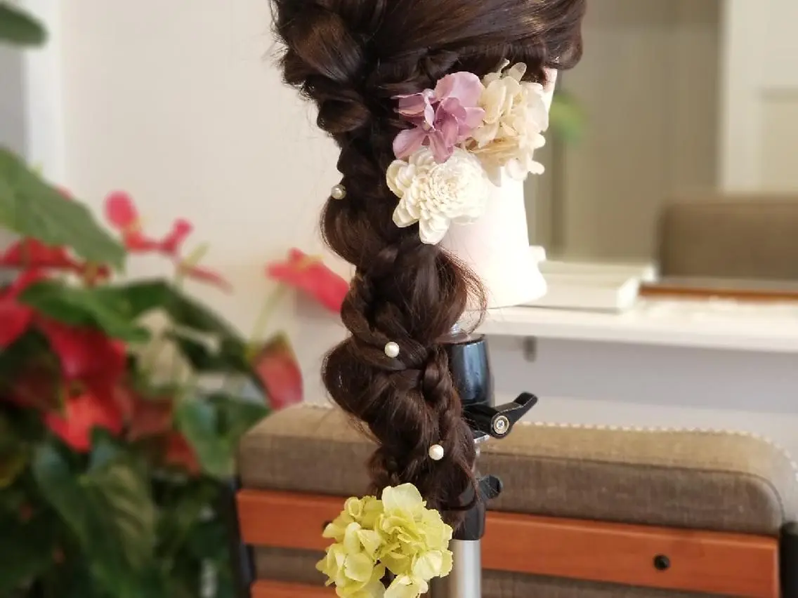 ヘアアレンジ Coumi 女性専用美容室のヘアスタイル