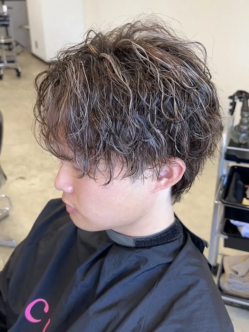 メンズ カット ヘアカラー パーマ ciateメンズ特化 HIROMUのヘアスタイル