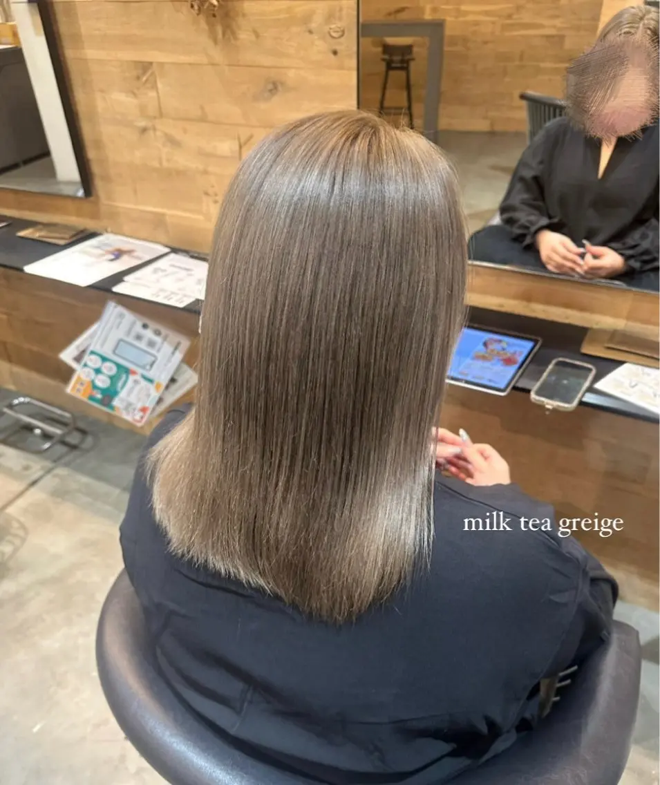 ミディアム カラー aisa /札幌/艶カラー🎀のヘアスタイル