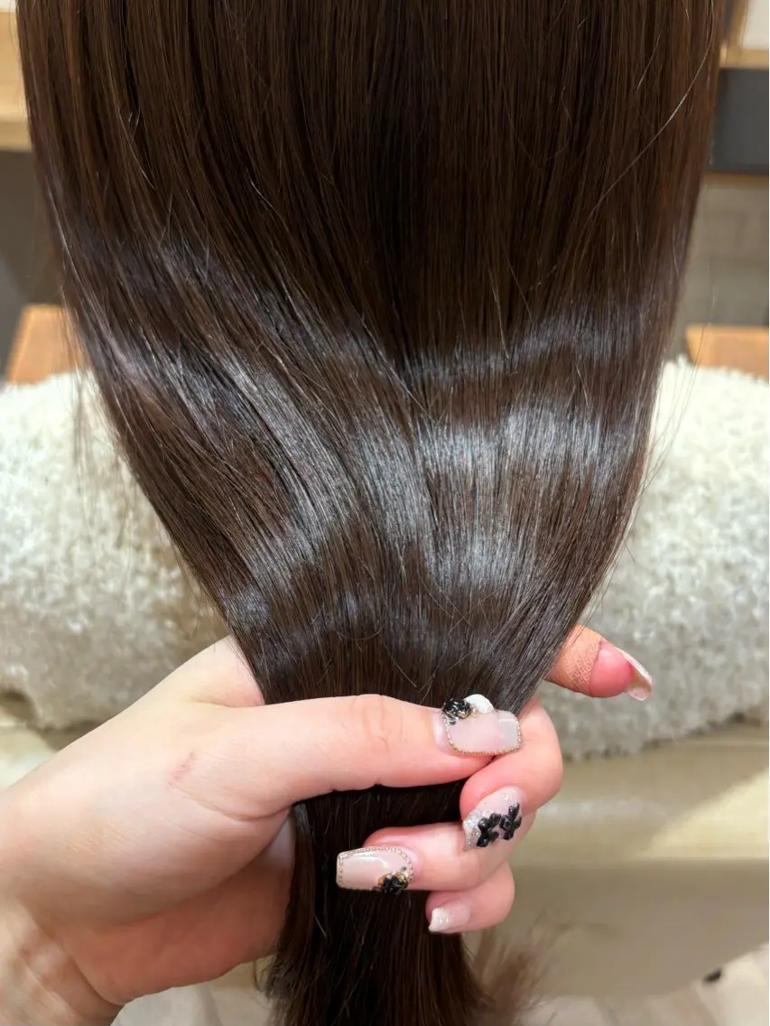 【支持率No.1 イルミナカラー】カット＋イルミナカラー＋トリートメント🪽🤍の写真