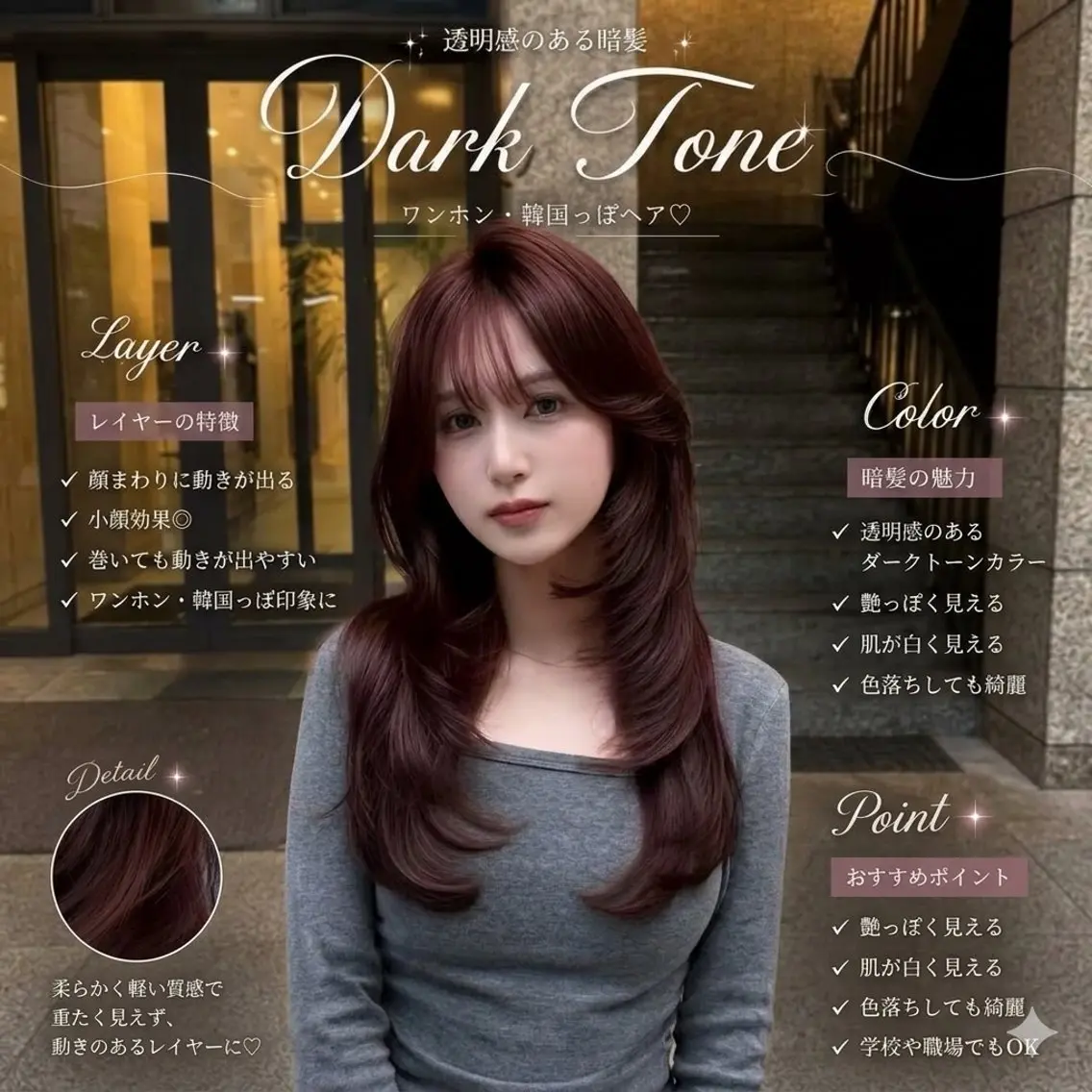 ロング ヘアカラー Zina浦和💋 リアのヘアスタイル