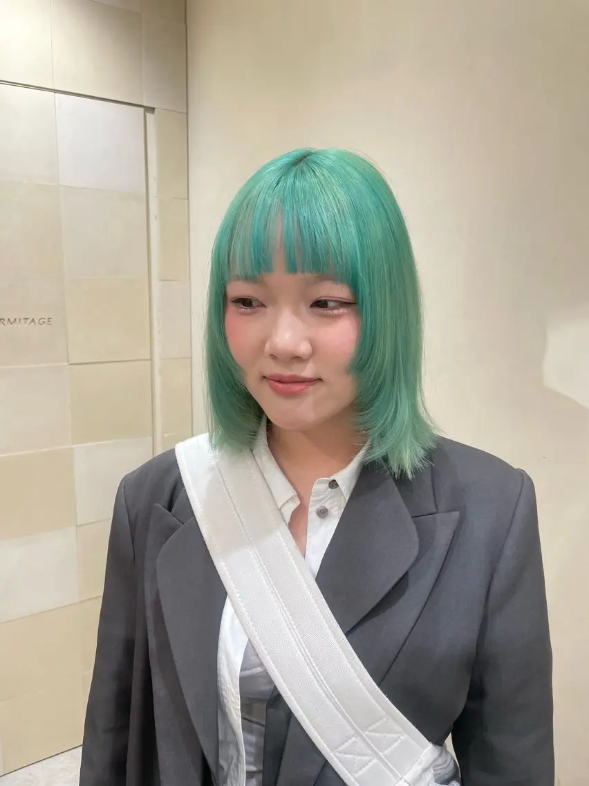 ミディアム カラー ヘアアレンジ ヘアカラー トリートメント HERMITAGE/ chihiroのヘアスタイル