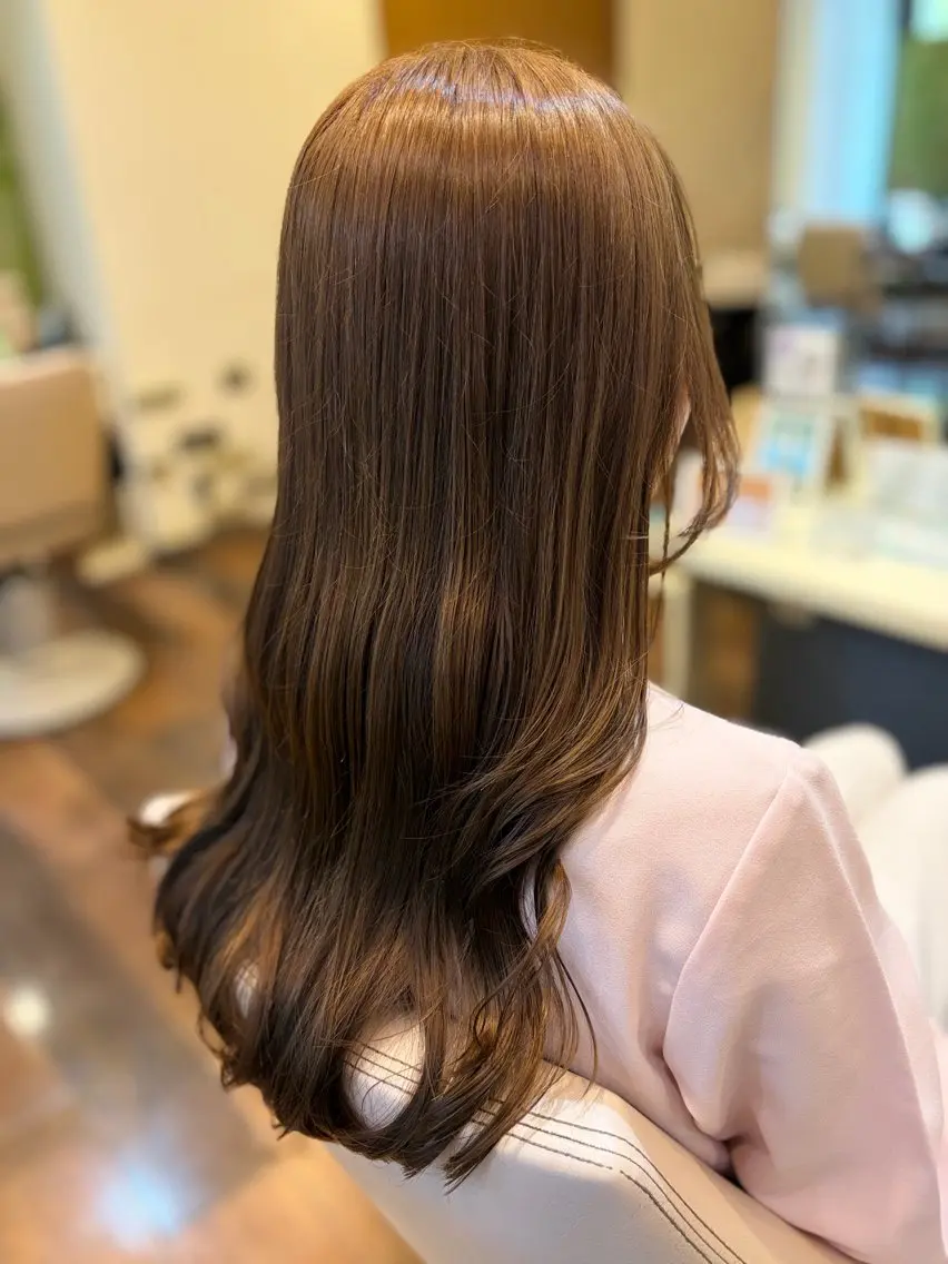 セミロング カット ヘアカラー 🎀髪質改善🎀 Olive南森町のヘアスタイル